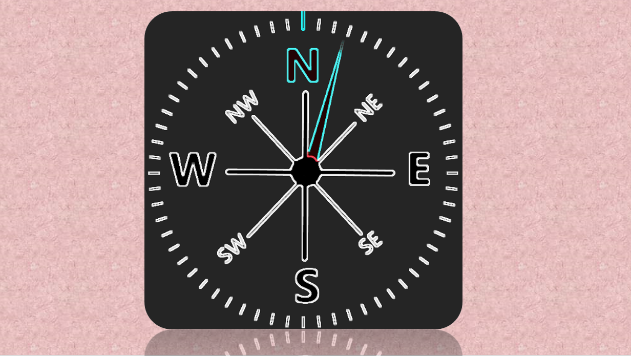 قطب‌نمای آنلاین در وب‌سایت onlinecompass.net