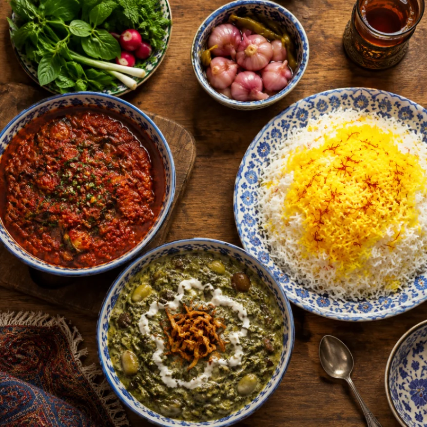 غذاهای کافه های رشت