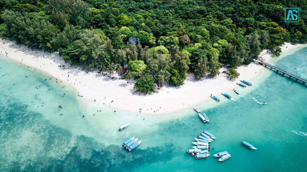 جزیره لنکاوی پارک تامان لاگندا,جاذبه های گردشگری مالزی,جزیره طلسمشدگان مالزی